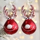 thumbnail image 4 of 4x2Pcs Bolas De árbol De Navidad Hanging Home Ornament Decor Elk 1 Red Sunnimix Bolas colgantes de árboles, 4 of 7