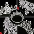 thumbnail image 3 of OUNONA 1Ud Tiara De Plata Con Pedrería Para Novias Y De, 3 of 7