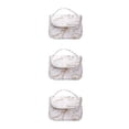 thumbnail image 2 of Yuarrent Bolsa de cosméticos con patrón de mármol, contenedor multiusos para niñas, organizador de maquillaje para el cuidado personal de viaje, tipo tipo 8 3piezas Yuarrent CBP251806, 2 of 6