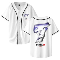 Scream 7 Ghostface New Movie Merch Baseball Jacket And Unisex Fashion V-neck Button-up T-shirt