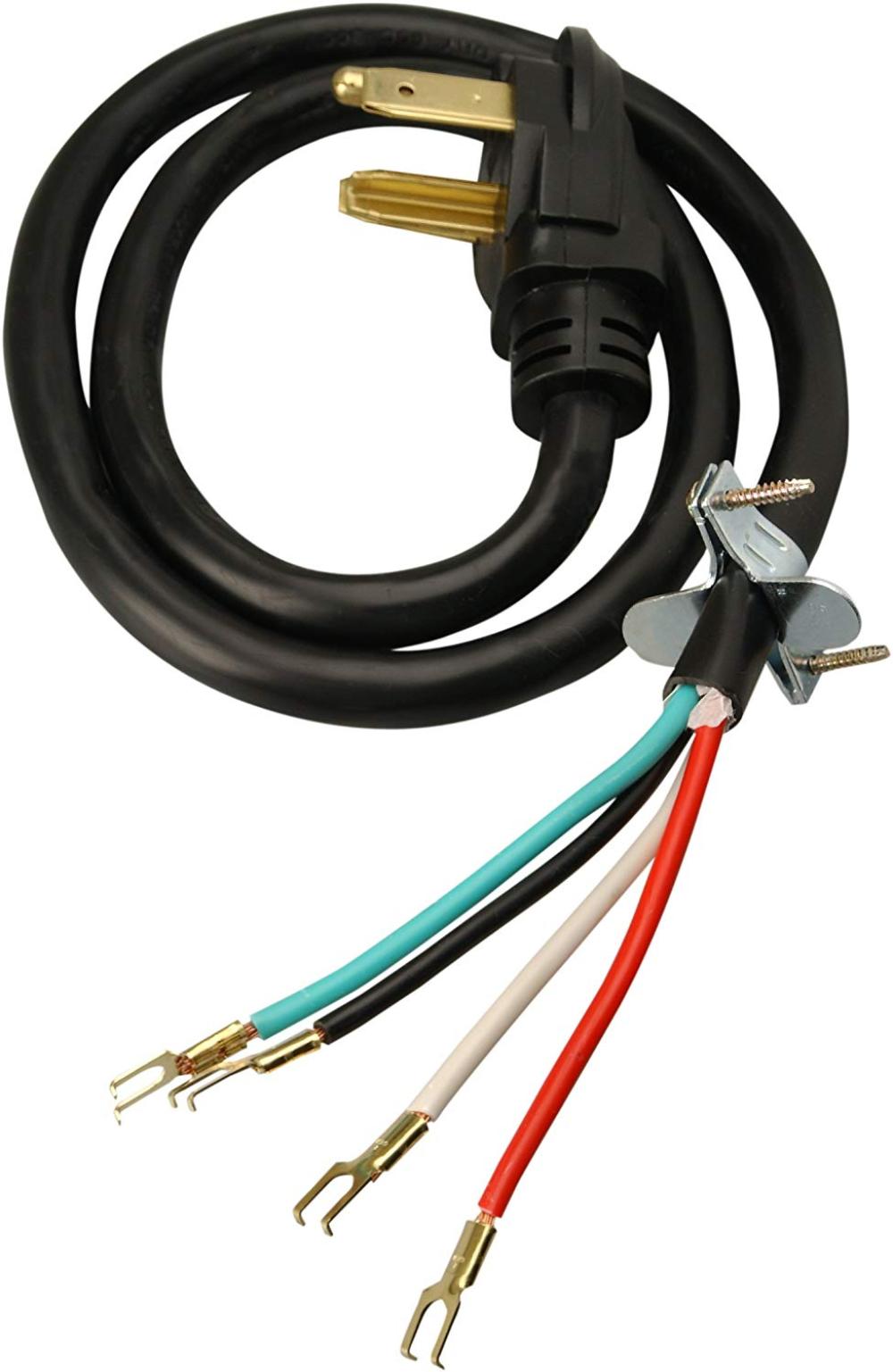 4Wire Dryer Power Cord (30Amp, 4 Ft), DURABLE POWER CORD DRYER this