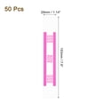 thumbnail image 2 of Uxcell Pack of 50 Money Band Bundles, Self-Adhesive Bill Wrappers Money Wrappers Money Straps, 7.6x1.14 Inch, Pink, 2 of 7