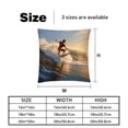 thumbnail image 5 of Surfing in Summer Decorative Velvet Throw Pillow Covers for Chair - Set of 2, Unique Patterns, 16x16, 18x18, 20x20 Inches for Home Decor and Gifts, 5 of 6