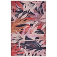 thumbnail image 2 of SAFAVIEH Tacoma Valerie Abstract Machine Washable Area Rug, Pink/Rust, 9' x 12', 2 of 13