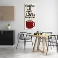 thumbnail image 3 of Stupell Industries Coffee Is My Love Language Food & Beverage Painting Gallery Wrapped Canvas Print Wall Art, 20 x 48, 3 of 8