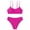 Hot Pink, variant on Girls Swimsuit Teens Girls One Piece Swimsuits Tummy Control Bathing Suit Ruched Cut Out for Beach for 12Y,Green