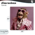 thumbnail image 4 of Stupell Industries Eclectic Hipster Monkey in Suit Canvas Art, 30 x 30, by Roozbeh, 4 of 8
