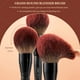thumbnail image 5 of Set de brochas de maquillaje Jessup Full 13 piezas Vegan Phantom Black, 5 of 8