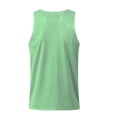 thumbnail image 3 of Mens Athletic Tank Top Sleeveless Crew Neck Mesh Breathable Muslce T-Shirt Workout Sport Tee Fathers Gift, 3 of 8