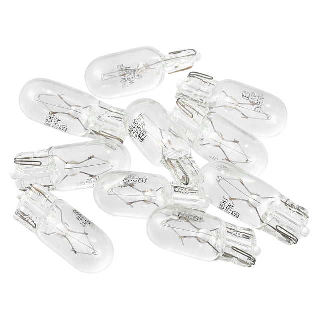 10uds DC 12 V T10 W5W LED Incandescente Tablero Luz Blanco para Coche