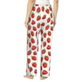 thumbnail image 3 of Xecao Strawberries Women's Straight Lounge Pajama Pants: The Epitome of Relaxed Sleepwear, 3 of 9