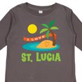 thumbnail image 4 of Inktastic I Love St Lucia Boys or Girls Long Sleeve Toddler T-Shirt, 4 of 5