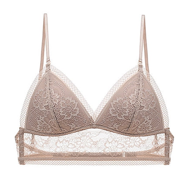 WILLBEST Brasier Maidenform Mujer Sujetador De Encaje Brillante Con Espalda Baja Y Forma De U Para Mujer, Sin Espalda, Talla 38B, Negro