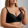 thumbnail image 2 of Afdoent Bras for Women Plus Size Full Coverage Push Up Bra with Underwire and Wide Straps for Enhanced Support Seamed Cups Comfortable Everyday Wear, 2 of 5