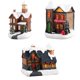 thumbnail image 1 of Decoración de escritorio Macarena 3pcs resina Navideña Casa de Nieve miniaturas, 1 of 8
