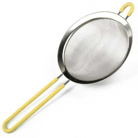 

Flour Sieve Frying Filter Screen Stainless Steel Convenient Metal Tea Strainer