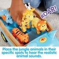 thumbnail image 4 of Kidoozie Harry Hippo Safari Truck Ages 12 months+, Posable Animals, Adventure Vehicle., 4 of 6