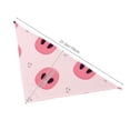 thumbnail image 6 of Easygdp Pig Noses Pet Scarf, Dog Triangle Scarf, Printing Dog Bib, Handkerchief Scarf for Small Medium Large Dogs Cats Pets, 6 of 9
