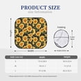 thumbnail image 3 of Balery Vintage Black Plaid Sunflower Parasol para parabrisas de coche de 2 piezas | Parasol plegable para parabrisas delantero de coche para la mayoría de sedanes-Small, 3 of 6