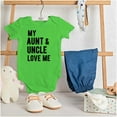 thumbnail image 3 of Auntie Uncle Present Loved Niece Cute Romper Boys or Girls Infant Baby Brisco Brands NB, 3 of 6