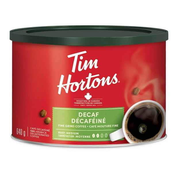 Tim Hortons Fine Grind Decaffeinated Coffee Walmart.ca
