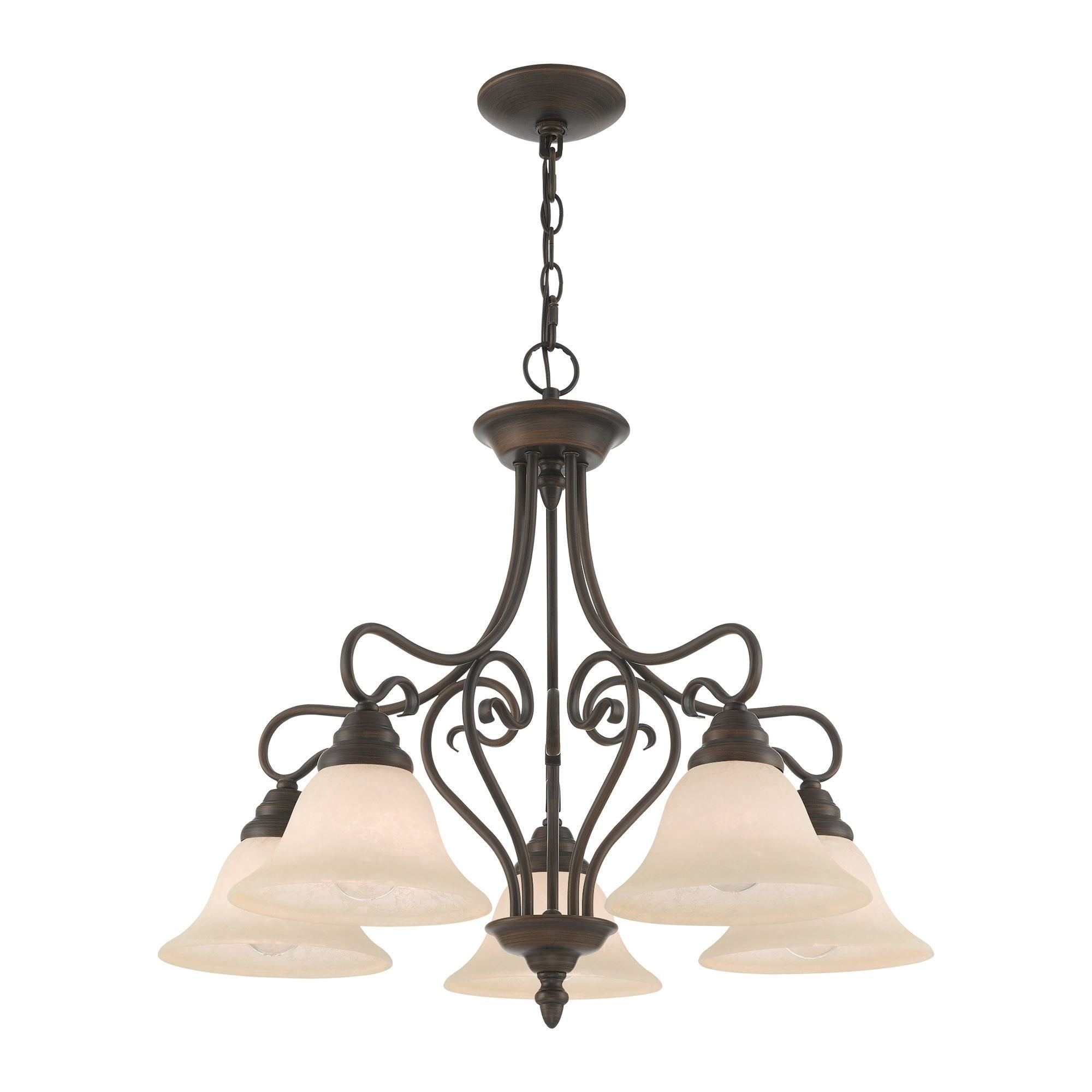 Livex Lighting Coronado Chandelier in Imperial Bronze