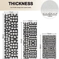 thumbnail image 4 of Black Daisy Flower Pattern Kitchen Rugs Sets Of 3,Kitchen Runner Rugs Non Skid Washable,Decorative Kitchen Floor Mats for Kitchen,Sink,Laundry,17"x30"+ 17"x47" + 17"x59", 4 of 6