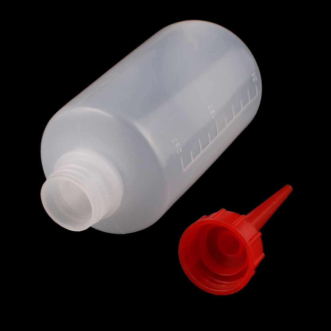 250ml Plastic Straight Beak Squeeze Oil Bottle Industrial Dispensing
