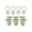 Green, variant on Yatlte Silicone Baby Popsicle Molds with Sticks, Mini 6 Cavity Popsicles Molds with 6 Reusable Sticks, Frozen Treats Maker Popsicle Maker Ice Pop Mold for Toddlers Kids