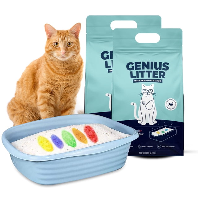Indicador de salud Cat Litter Genius Litter, 5,44 kg