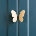thumbnail image 2 of Yuedong Brass Room Door Handles Natural Luxury Decorative Butterfly Pulls Wardrobe Dresser Cupboard Cabinet Drawer Knobs, 2 of 14