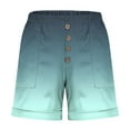 thumbnail image 4 of Mgmyaa Girls Running Shorts Kids Elastic Waist High Waist Casual Short Pants with Pockets, 4 of 5