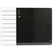 Floortex Viztex Dry-erase Magnetic Glass Whiteboard - Polar White, Each