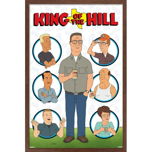 King of the Hill (2025) - Arlen Grid Wall Poster, 22.375" x 34" Framed