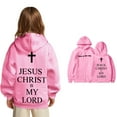 thumbnail image 5 of Kids Girl Hoodies Jesus Loves You Print Hooded Sweatshirts Long Sleeve Graphic Hoodies Warm Loose Pullover Top Winter Sweatshirts Toddler Boys Clothes 5-6 Years Cute&nbsp;Boy Girl&nbsp;Clothing, 5 of 6