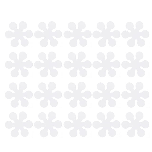 Etiqueta Engomada De La Flor De La Bañera, Etiqueta Engomada De La Bañera De La Decoración Del Piso Forma Autoadhesiva De La Flor De La Nieve Para Las Puertas Para Las Piscinas ANGGREK Otros