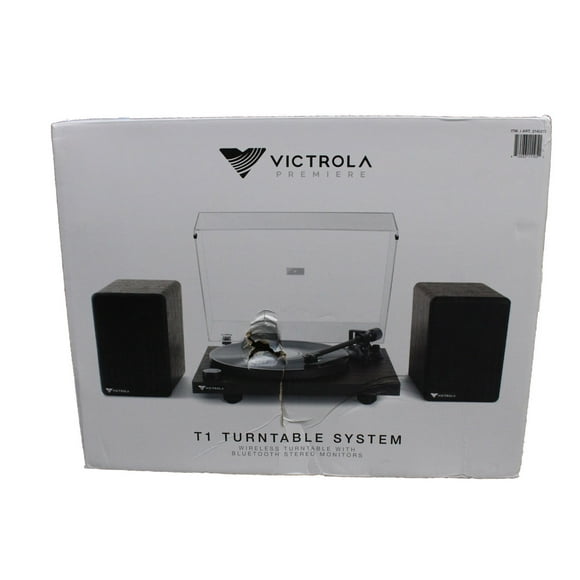 Victrola Premiere T1 Turntable System Wireless Turntable With Bluetooth Speakers