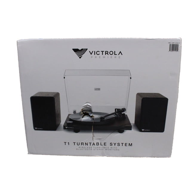Victrola Premiere T1 Turntable System Wireless Turntable With Bluetooth Speakers