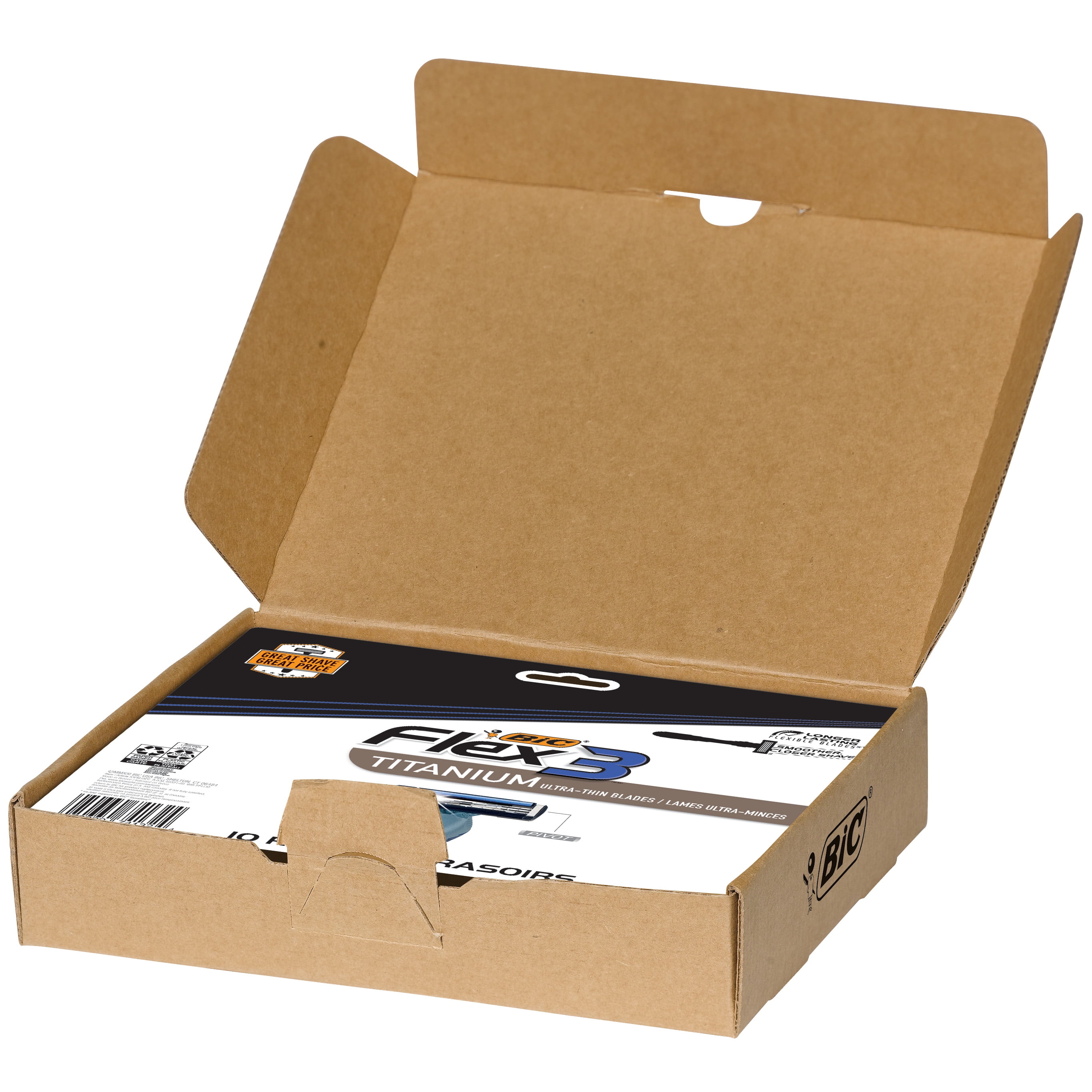 BIC Flex 3 Men’s 3 Blade Disposable Razor, 10 Count