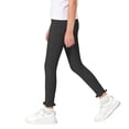 thumbnail image 7 of jobturf Girls Leggings High Waisted Ruffle Trim Ribbed Yoga Pants Summer Stretchy Casual Trousers for Kids 1-10 Years, 7 of 7