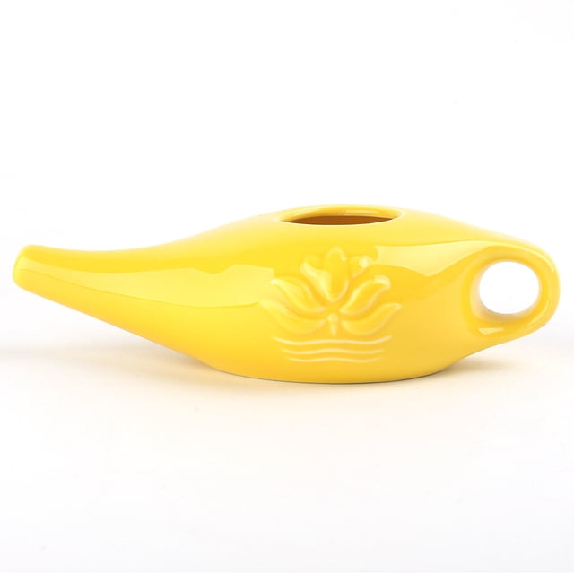 Botella de cerámica para lavado de nariz de 250 ml Irrigador nasal Botella para lavado de nariz de yoga Limpie el recipiente para lavado nasal
