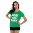 thumbnail image 4 of Rather Be Dog Park Pet Puppy Owner Womens Slim Fit Graphic Tee Brisco Brands X, 4 of 5