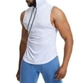 thumbnail image 2 of Baozhu Men's Workout Hooded Tank Tops Sleeveless Casual Gym Training Hoodies  Fashion Athletic Hoodies Pullover Hooded T-Shirts, 2 of 7