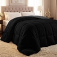 thumbnail image 3 of Utopia Bedding Comforter Duvet Insert, Quilted Comforter with Corner Tabs, Box Stitched Down Alternative Comforters Queen Size Black/Grey, 3 of 8
