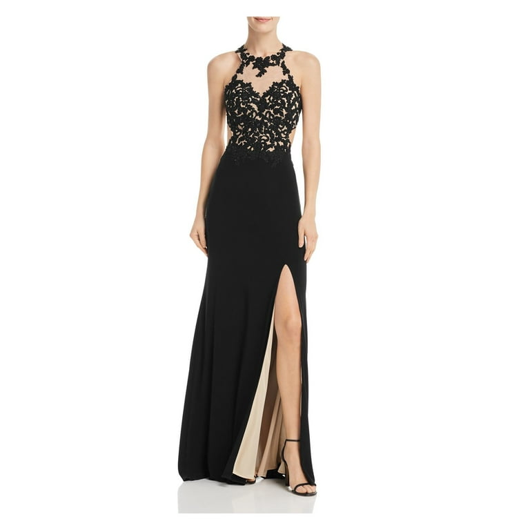 Avery g floral ball gown sale