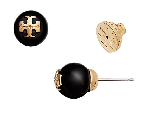 Tory burch crystal shop pearl stud earrings