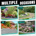 thumbnail image 7 of 20-Pack No Dig Garden Edging Borders,20FT Plastic Lawn Edging with Spikes & Stone Texture - Easy Interlocking Landscape Edging for Yard, Flower Bed, Driveway, Heavy-Duty & Easy Install, 7 of 7
