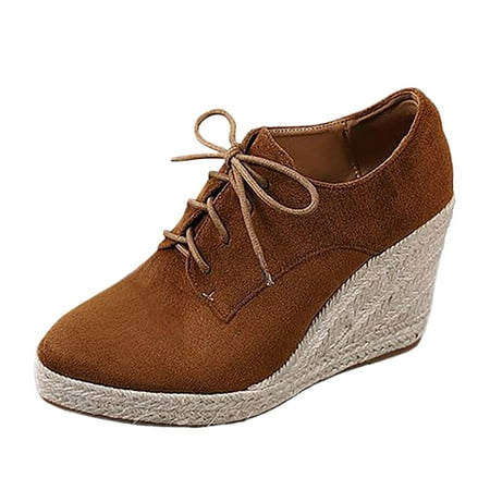 QYZEU White Leather Sneakers Casual Shoes for Women Slip on Shoes Women Casual Printed Fashionable Flat Large Size Flock Casual Shoes Women Casual Shoes Brown 42