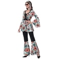 thumbnail image 5 of CONZONE Carnival 70S Disco Outfit For Women Funny Womens Hippie Clothes Sets Festival Stage Performance Clothes Dance Show Outfits, 5 of 8