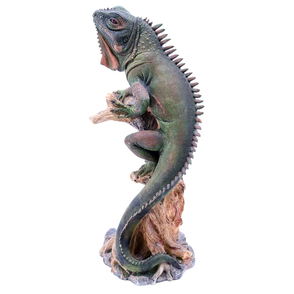 GREEN IGUANA STATUE
